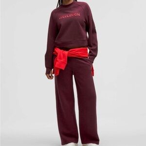 lululemon scuba mid-rise Wide-Leg pant - medium regular length